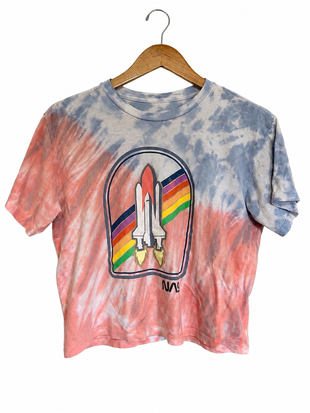 Retro Crop Top Baby Tee Tie Dye
NASA Space Graphic Small